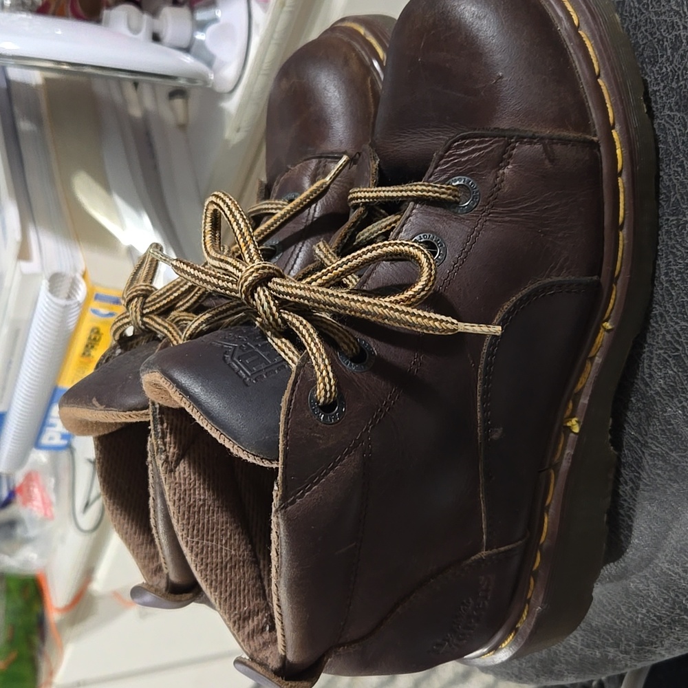 Dr. Martens Brown Combat Boots 8444 Size 4, 2 - Picture 4 of 6